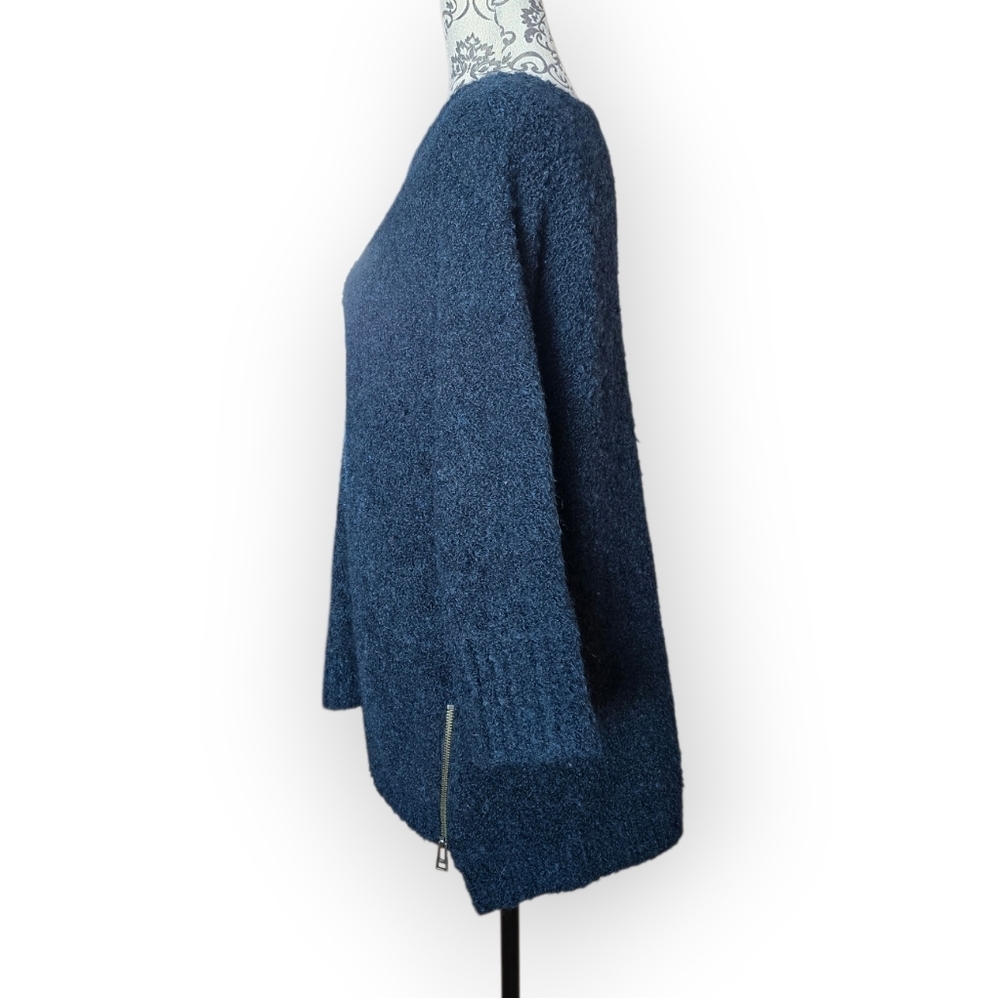 Zadig & Voltaire Athina Ma Oversized Textured Knit Wool Blend Sweater One Size - Picture 4 of 14